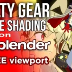 Guilty Gear Stylized shader in Blender's Eevee